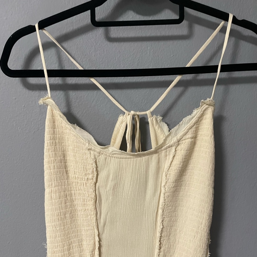 NWOT Free People Siren Nights Maxi Dress in Cream. Size Large - Picture 7 of 16